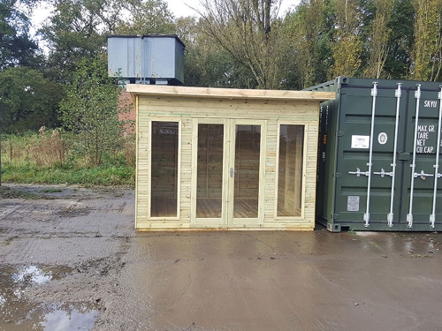 Pent Summerhouse 25